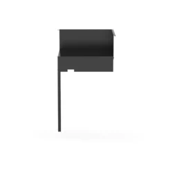 Support angle coloris noir en acier - 61,5 x 61,5 x 109 cm