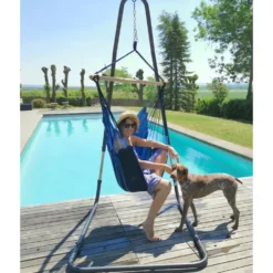 Support pour chaise hamac en métal Sonio Jobek Hamacs - 115 x 130 x 200 cm