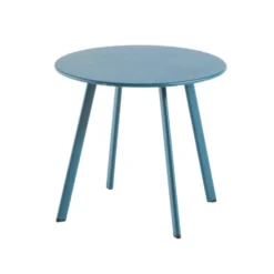Table basse bleu Massai - Ø45cm x 39cm
