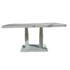 Table basse design à motifs Pélican BIZZOTTO Kledi - 120x70x43cm