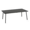 Table basse Vence Lafuma coloris gris en titane - 102 x 59 x 41 cm