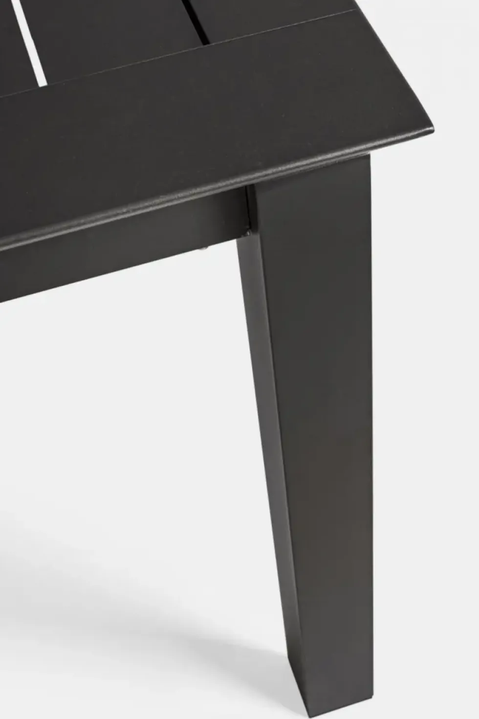Table de jardin extensible anthracite BIZZOTTO konnor - 160/240x100cm