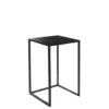 Table en métal noir Ø35xH55 cm