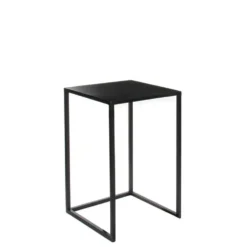 Table en métal noir Ø35xH55 cm