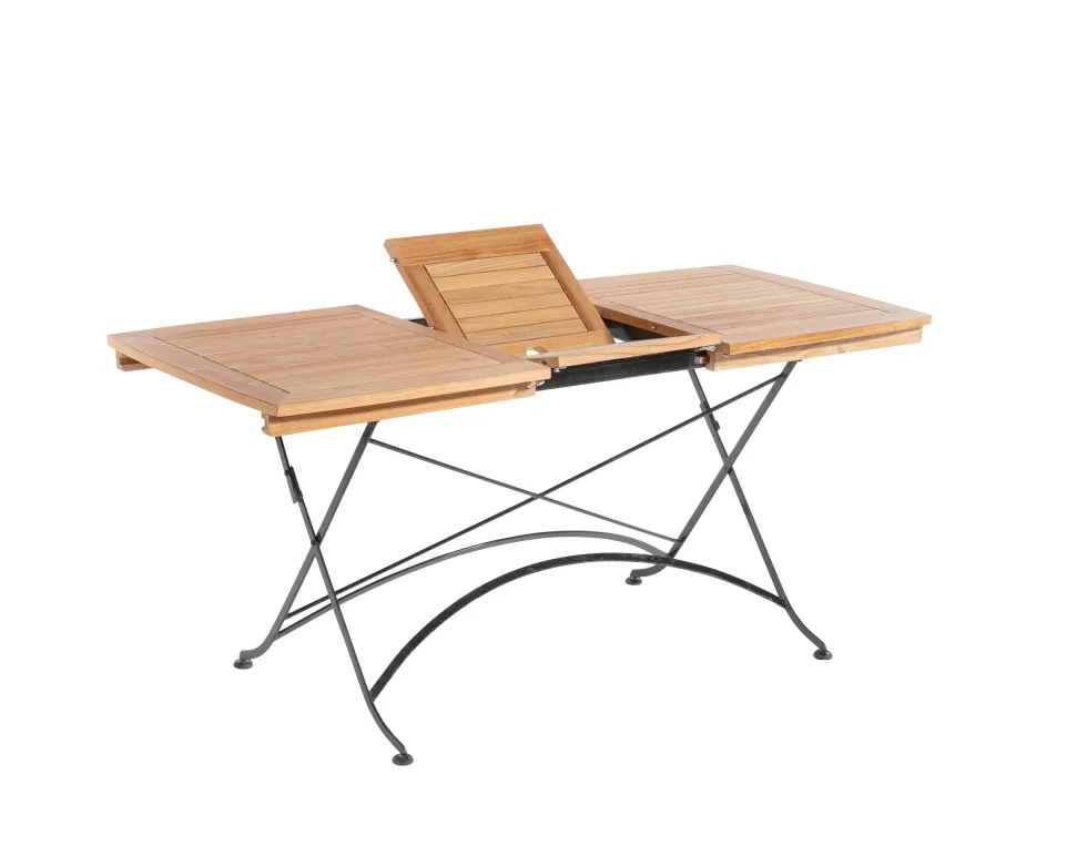 Table pliante extensible rectangulaire Norma - 120/160 x 70 x 74 cm