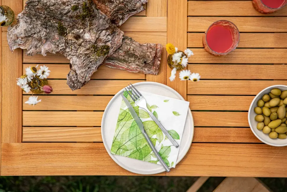 Table pliante extensible rectangulaire Norma - 120/160 x 70 x 74 cm