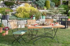 Table pliante extensible rectangulaire Norma - 120/160 x 70 x 74 cm