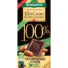 Tablette de chocolat 100 % cacao et amandes bio Bonneterre - 90 g