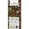 Tablette de chocolat noir 74 % aux amandes bio - 100 g