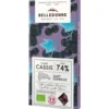 Tablette fourrée cassis bio Belledonne - 80 g