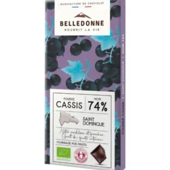 Tablette fourrée cassis bio Belledonne - 80 g