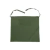 Tablier noué à la taille en coton vert - 80 x 90 cm