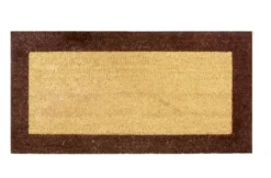 Tapis brosse en coco marron Sweetsol - 60 x 40 cm