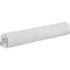Tapis de bain uni Etia neige 64x54 cm