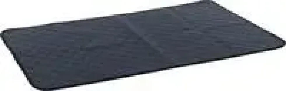 Tapis d’entrainement anthracite lavable pour chien Flamingo Patsy L - 85 x 51 cm