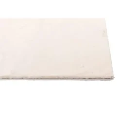 Tapis fausse fourrure coloris beige - 70 x 140 cm