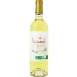 Tentation vin de Bordeaux AOC bio blanc moelleux Château Cajus - 75 cl