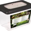 Terrarium en plastique coloris noir Reptile Planet Repti Tank - Taille XL 38,5 x 21,5 x 24 cm