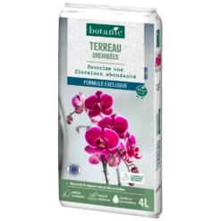 Terreau pour orchidées botanic® - 4 L