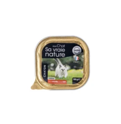 Terrine pour chaton volaille lait Sa vraie nature - 100 g