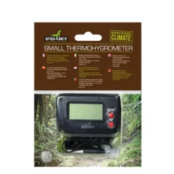 Thermo-hygromètre pour terrarium coloris noir Reptile Planet - Taille S