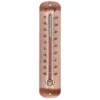Thermomètre plaqué cuivre - 30 x 6,6 cm