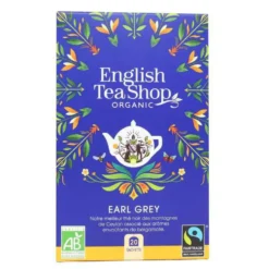 Thé noir bio Earl Grey English Tea Shop - 20 sachets