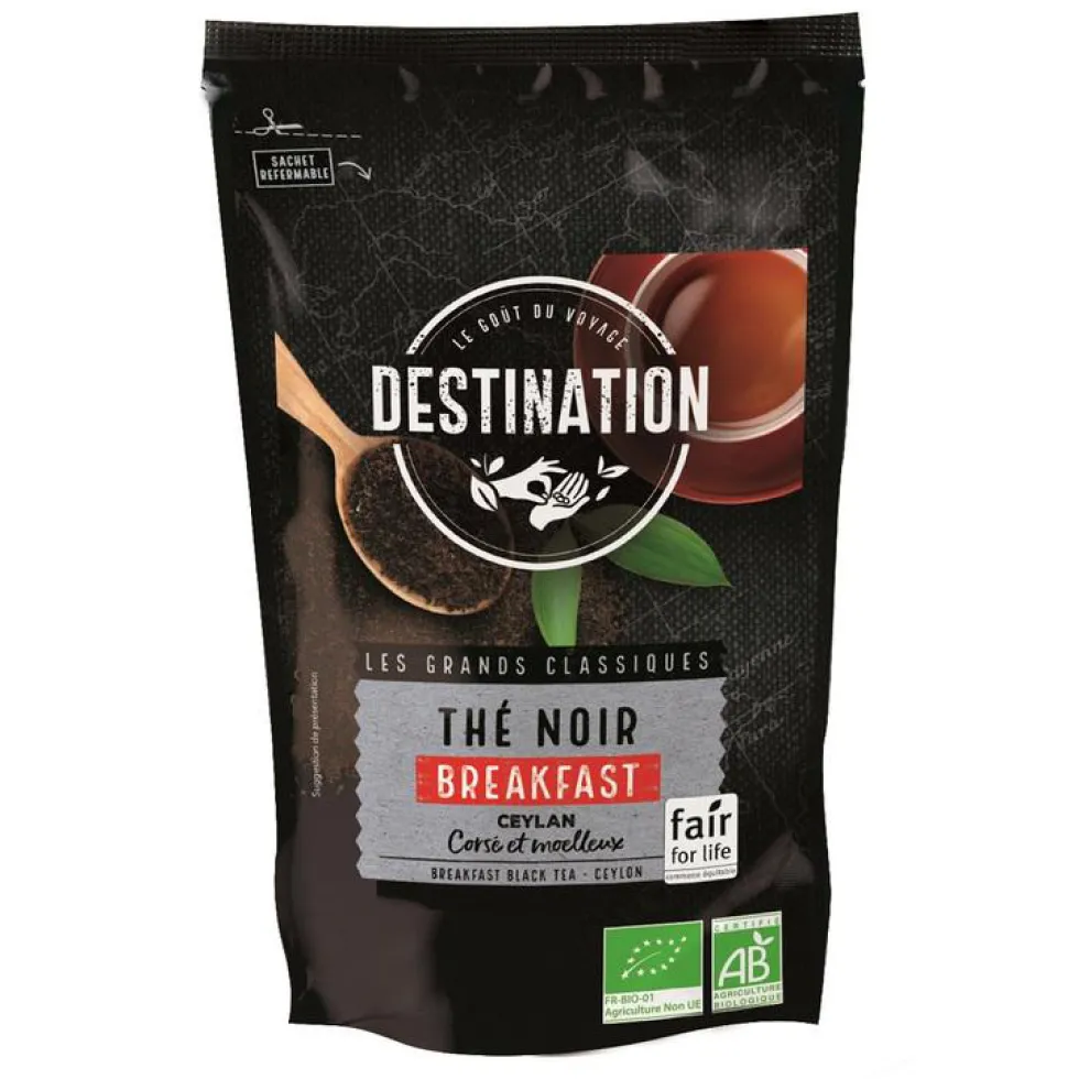 Thé noir FBOP feuilles entières brisées DESTINATION