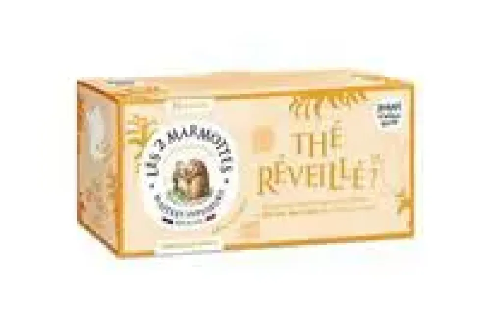 Thé réveillé bio Les 2 Marmottes - 45 g