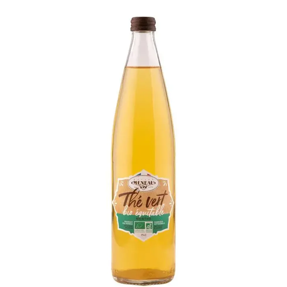 Thé vert bio équitable menthe Maison Meneau - 75 cl
