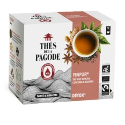 Thé Yinpur bio équitable Thés de la Pagode - 18 sachets