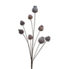 Tige de pavots pourpre en silicone Naturalys - 66 cm