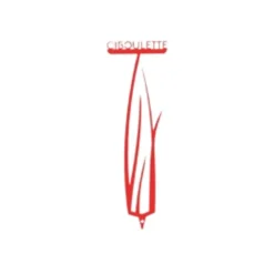 Étiquette ciboulette petit modèle rouge H22,6 cm