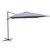 Toile pour parasol déporté coloris gris - 3 x 4 m