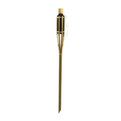 Torche en bambou avec bouchon de sécurité - 120 cm