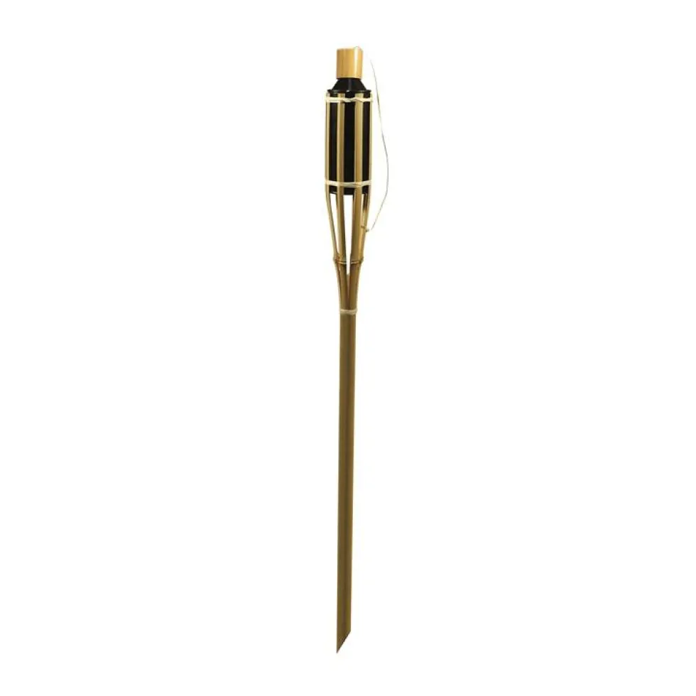 Torche en bambou avec bouchon de sécurité - 120 cm