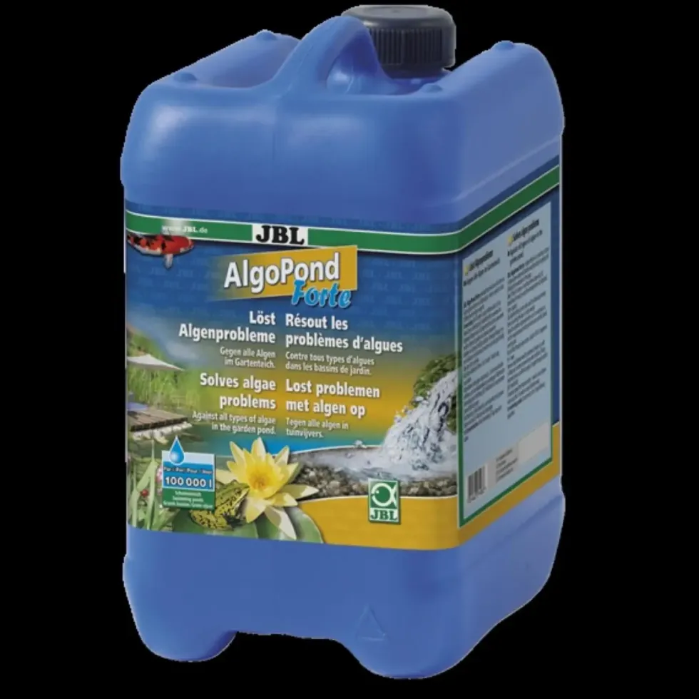 Traitement anti-algues filamenteuses, efficace et puissant, JBL AlgoPond Forte - 5L