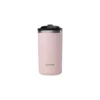 Travel mug isotherme en inox Qwetch Matt rose pastel - 350 ml