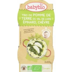 Trio pomme de terre épinard et chèvre Babybio 2 x 200 g