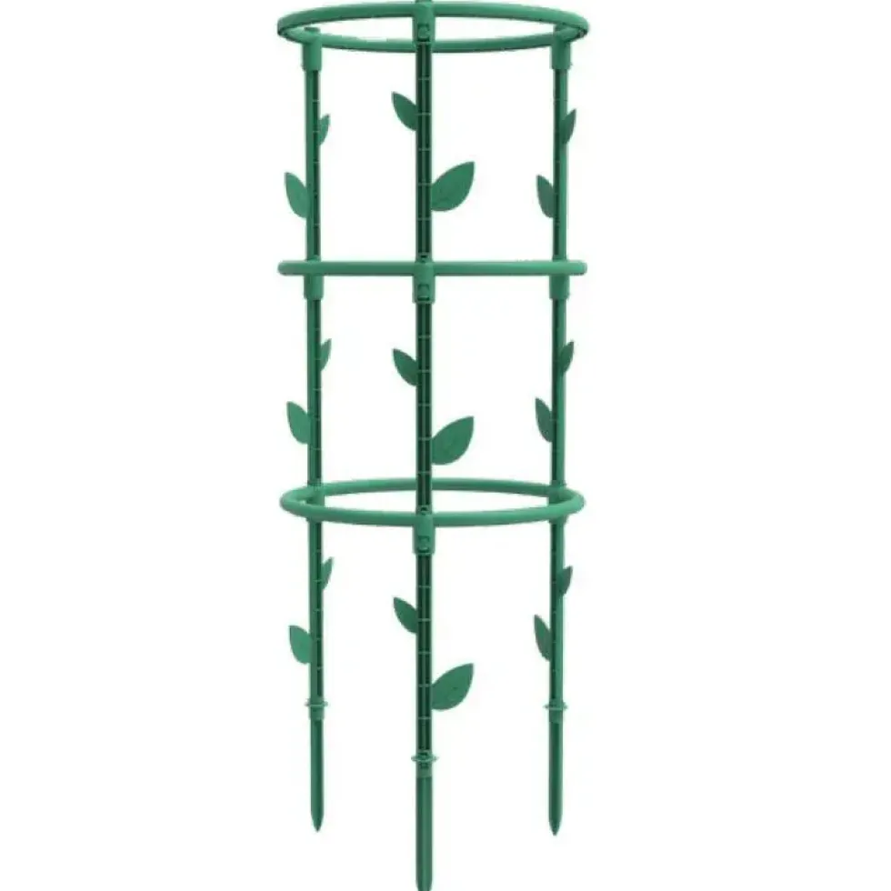 Tuteur rond façon treillis coloris vert Canada Eda - Ø 25 x H 66,3 cm