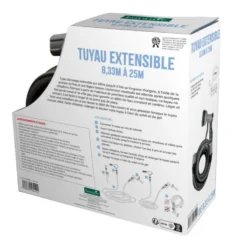 Tuyau extensible de 8,33 m à 25 m botanic® - Kit complet léger compact et équipé