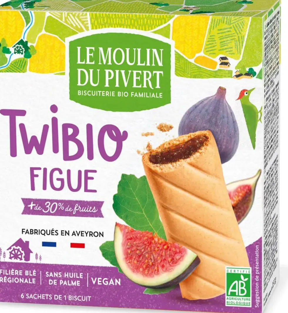 Twibio figues bio LE MOULIN DU PIVERT 150 g