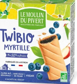 Twibio myrtille bio LE MOULIN DU PIVERT 150 g