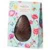 Œuf en chocolat noir 70% dans boite fleurie bleue Simon Coll - 150 g