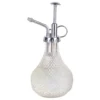 Vaporisateur en verre clouté transparent - Ø 9,5 x H 20 cm