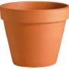 Vase brut rouge en terre cuite D.39 x H34