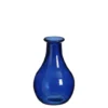 Vase coloris bleu en verre recyclé Qin - Ø 20 cm