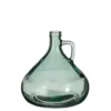 Vase coloris vert en verre recyclé Sitia - Ø 17,5 cm