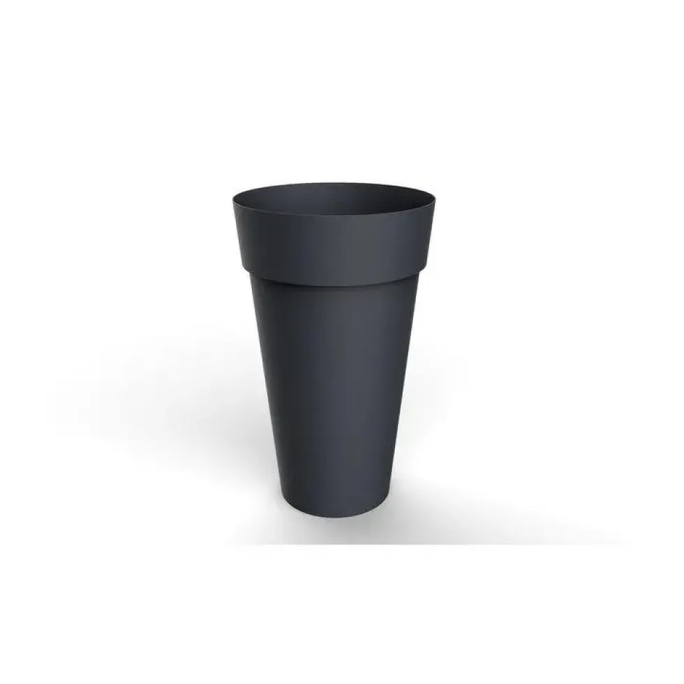 Vase haut Toscane XXL Gris anthracite D48 x H80