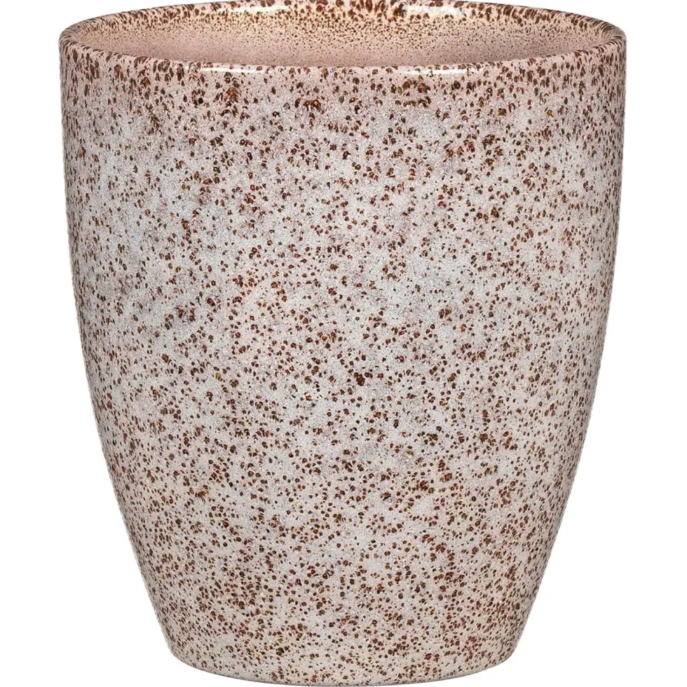 Vase Orchidée Roccia coloris multicolore en céramique - Ø 13 cm